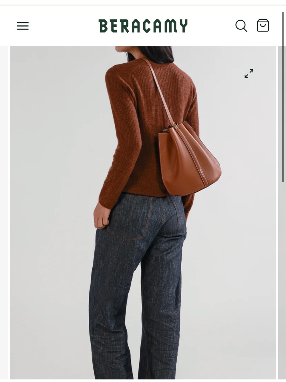 Orukami Bucket Tote in Caramel 💛by Beracamy